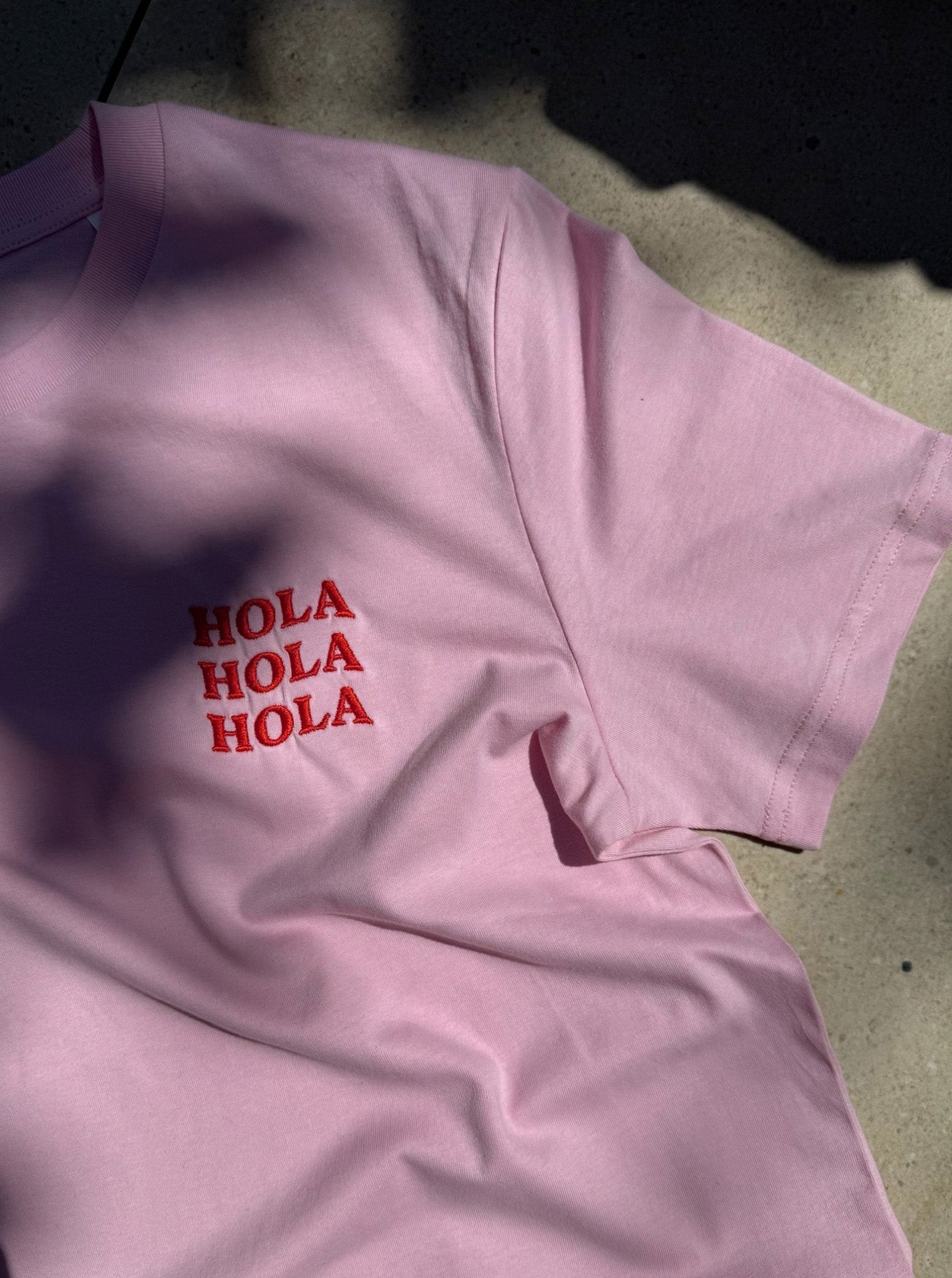 Organic T-Shirt HOLA Stick | unisex | Rosa - Studio Schön®