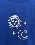 Organic T-Shirt SONNE MOND STERNE Stick | unisex | Kobaltblau - Studio Schön®