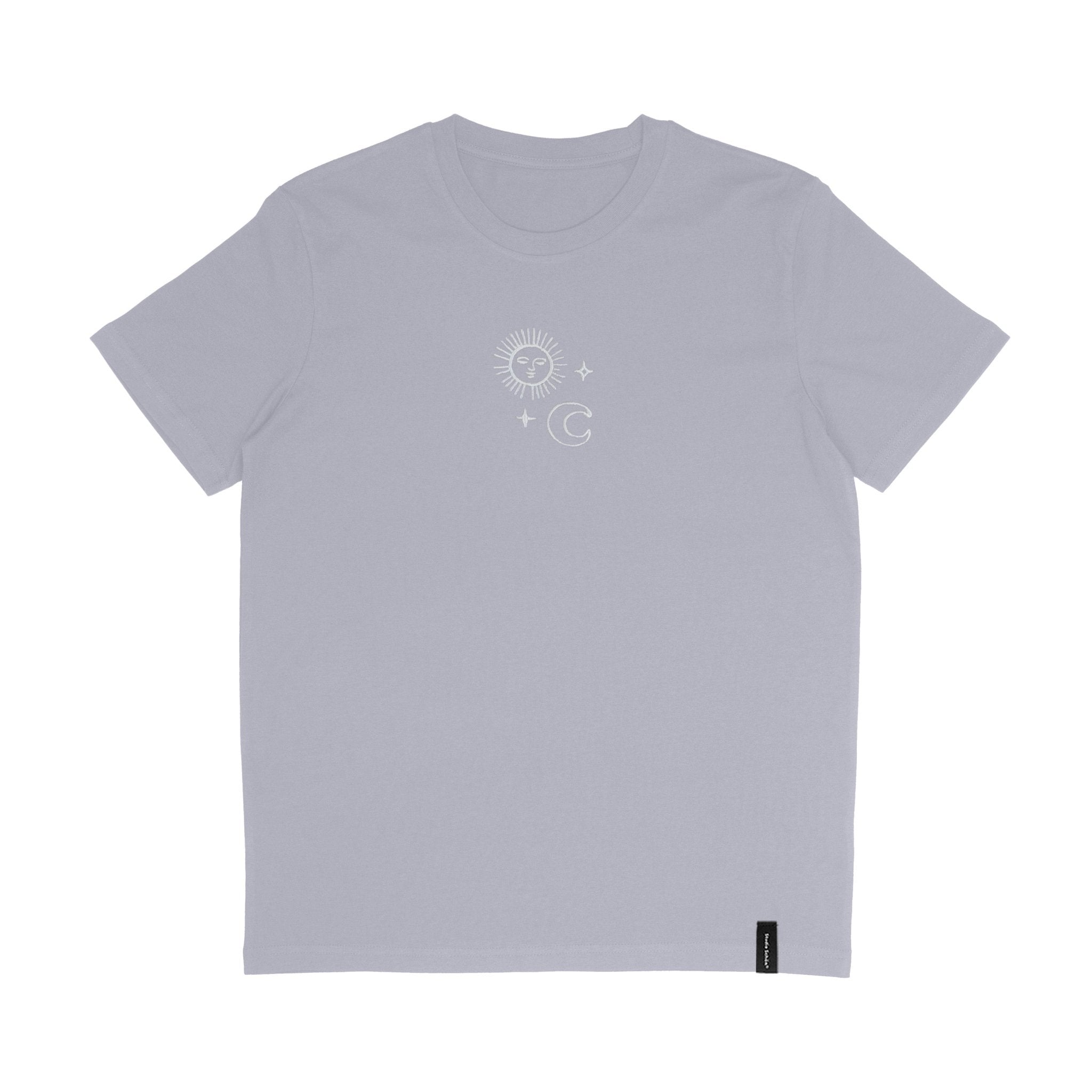 Organic T-Shirt SONNE MOND STERNE Stick | unisex | Lavendel - Studio Schön®