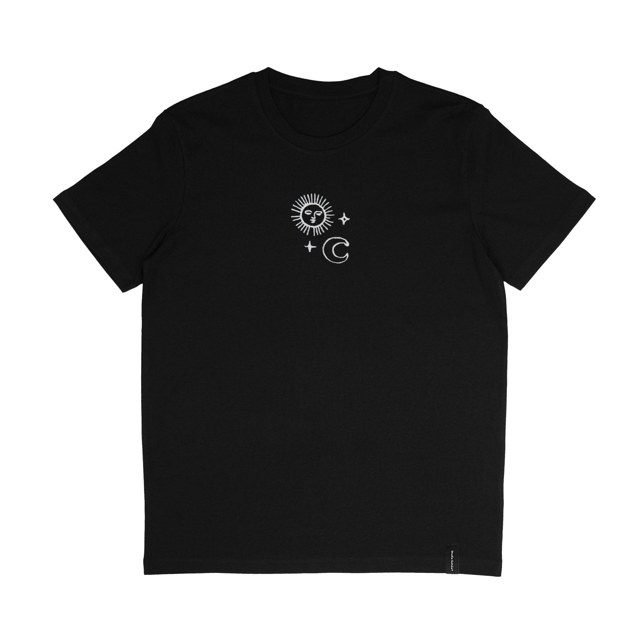 Organic T-Shirt SONNE MOND STERNE Stick | unisex | Schwarz - Studio Schön®