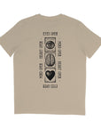 Organic T-Shirt STAY OPEN | unisex | Kaffee - Studio Schön®