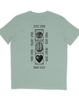 Organic T-Shirt STAY OPEN | unisex | Salbei - Studio Schön®