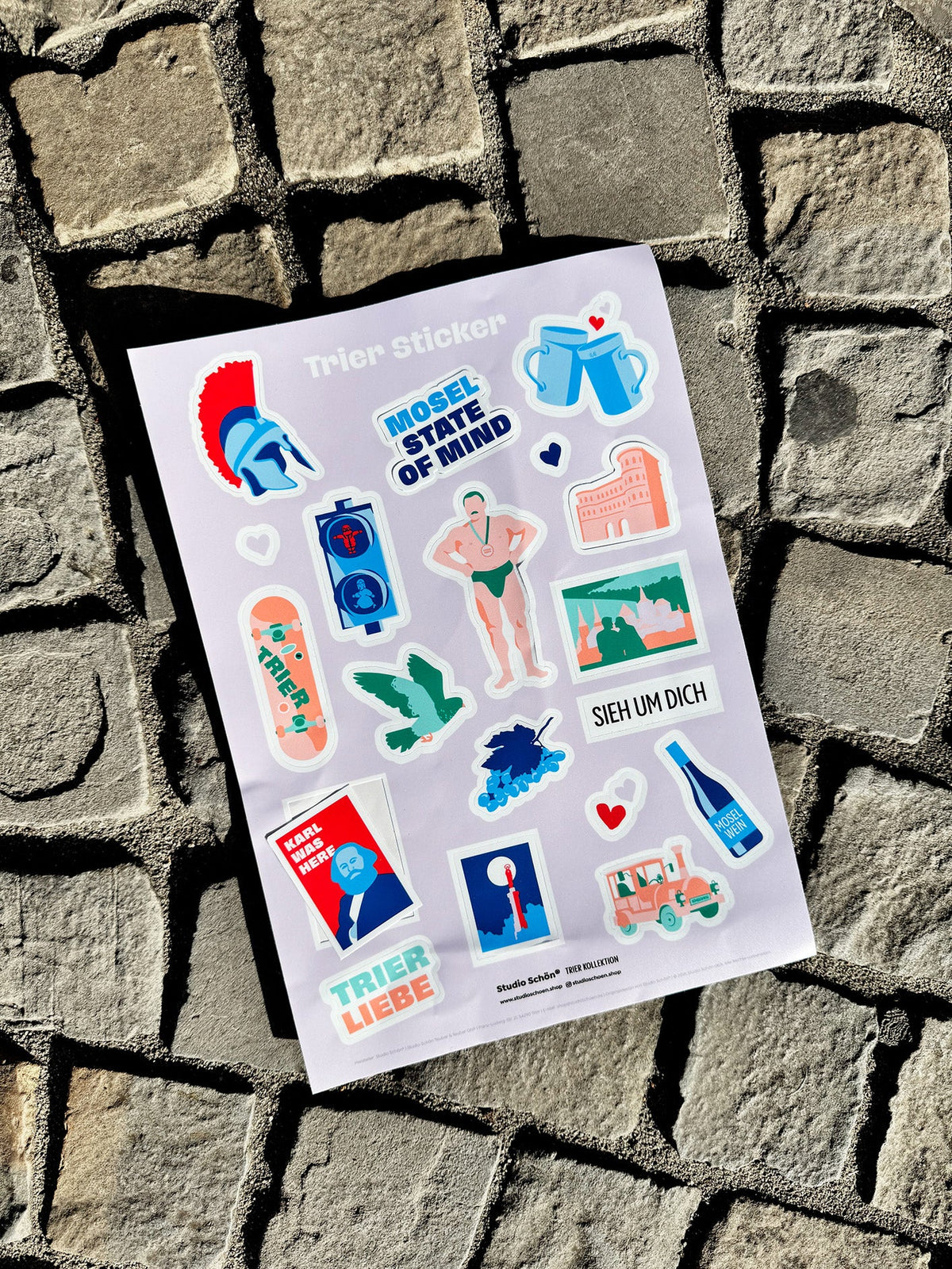 TRIER STICKER SET - Studio Schön®