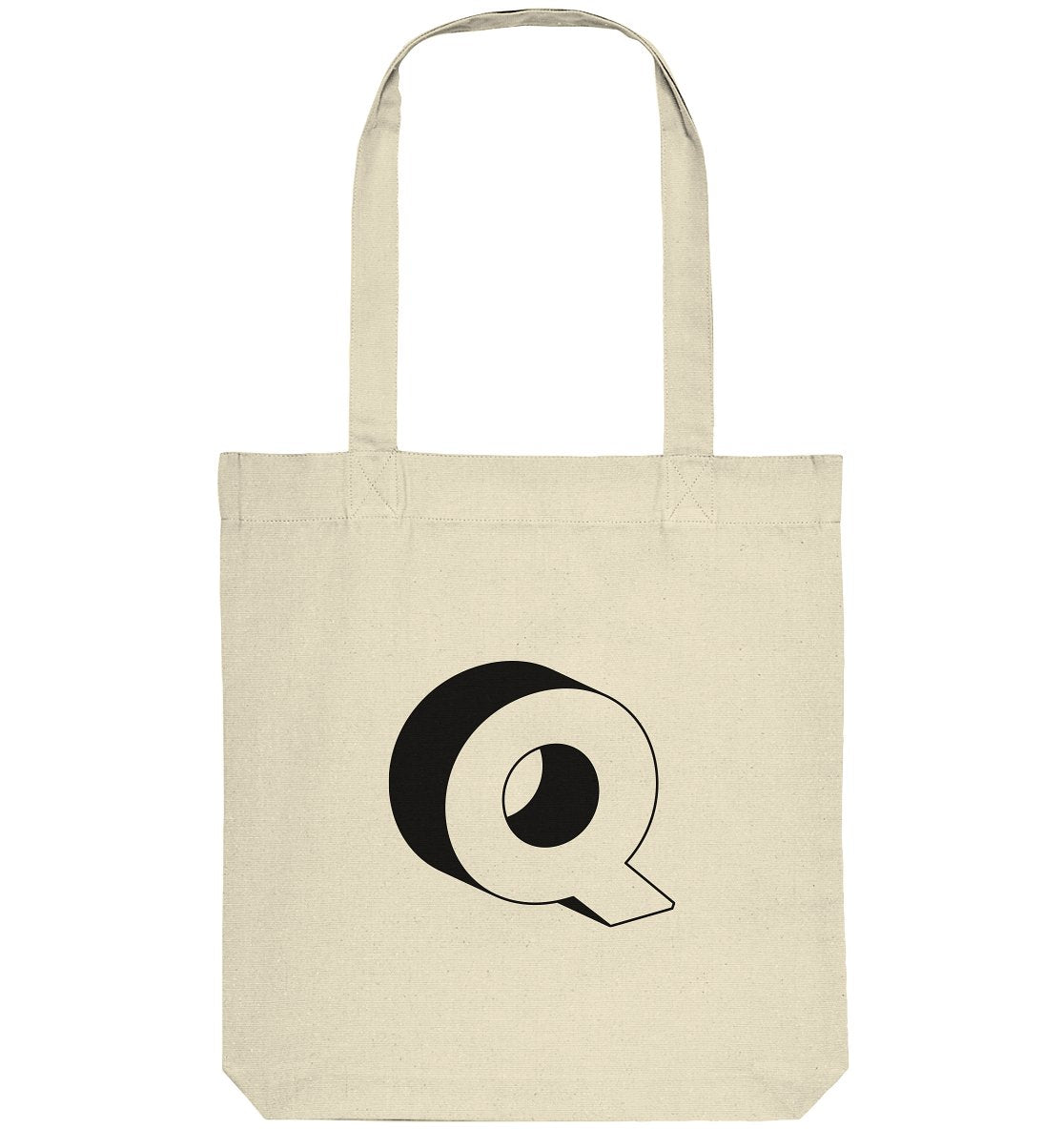 ACCESSOIRES – Organic Bag BUCHSTABE Q - Studio Schön®