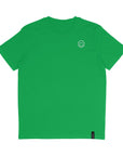 *Einzelstück* Organic T-Shirt Smiley Stick Weiß | unisex | Grün - Studio Schön®