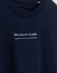 Organic T-Shirt DIE ZUKUNFT IST SCHÖN | unisex | French Navy Blau - Studio Schön®