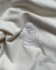 Organic T-Shirt Smiley Stick Weiß | unisex | Natural - Studio Schön®